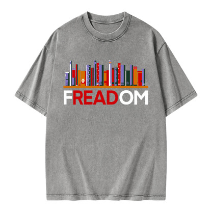 Pagewings Freadom Unisex Washed T-shirt