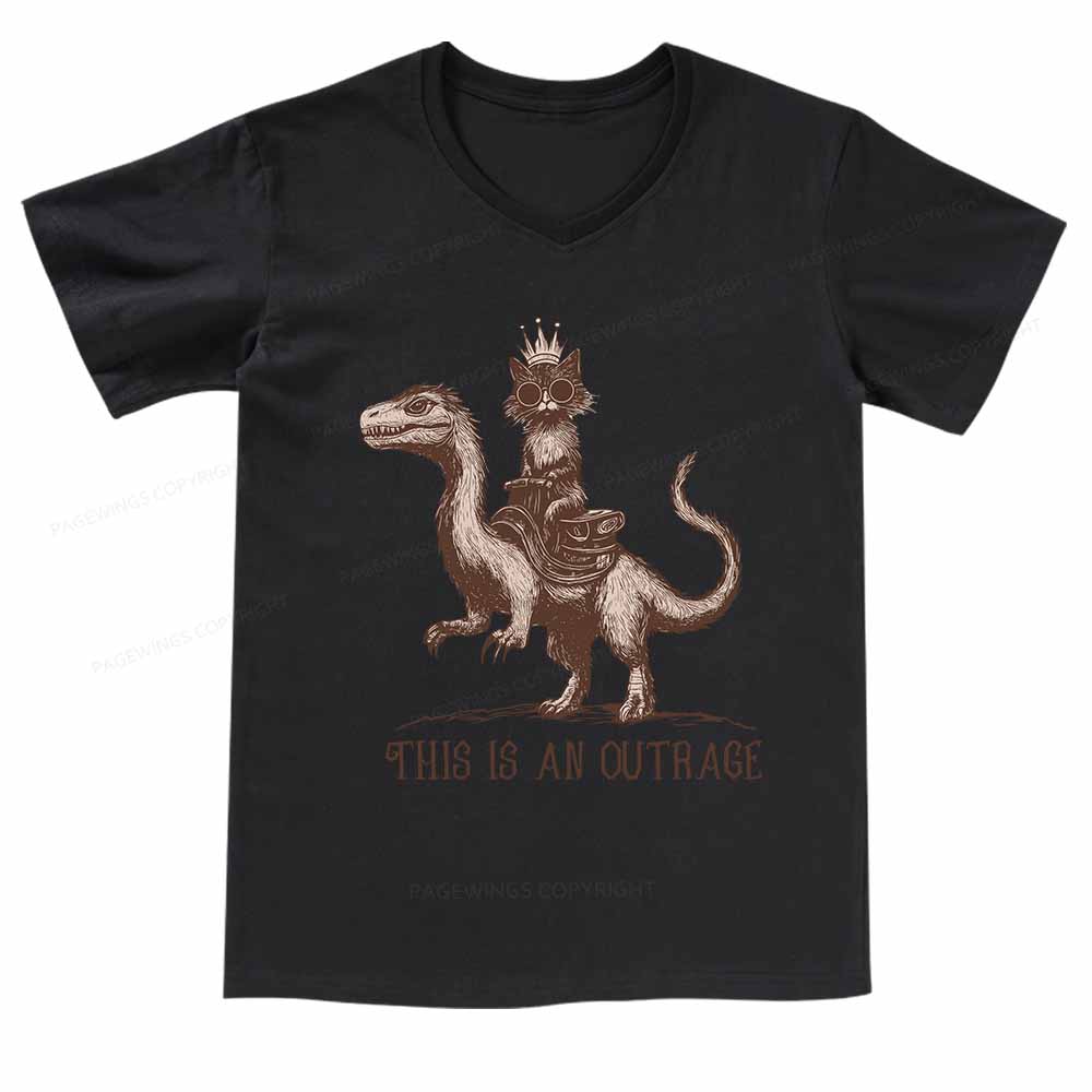 Pagewings Princess Donut  V-neck T-shirt