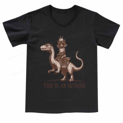 Pagewings Princess Donut  V-neck T-shirt