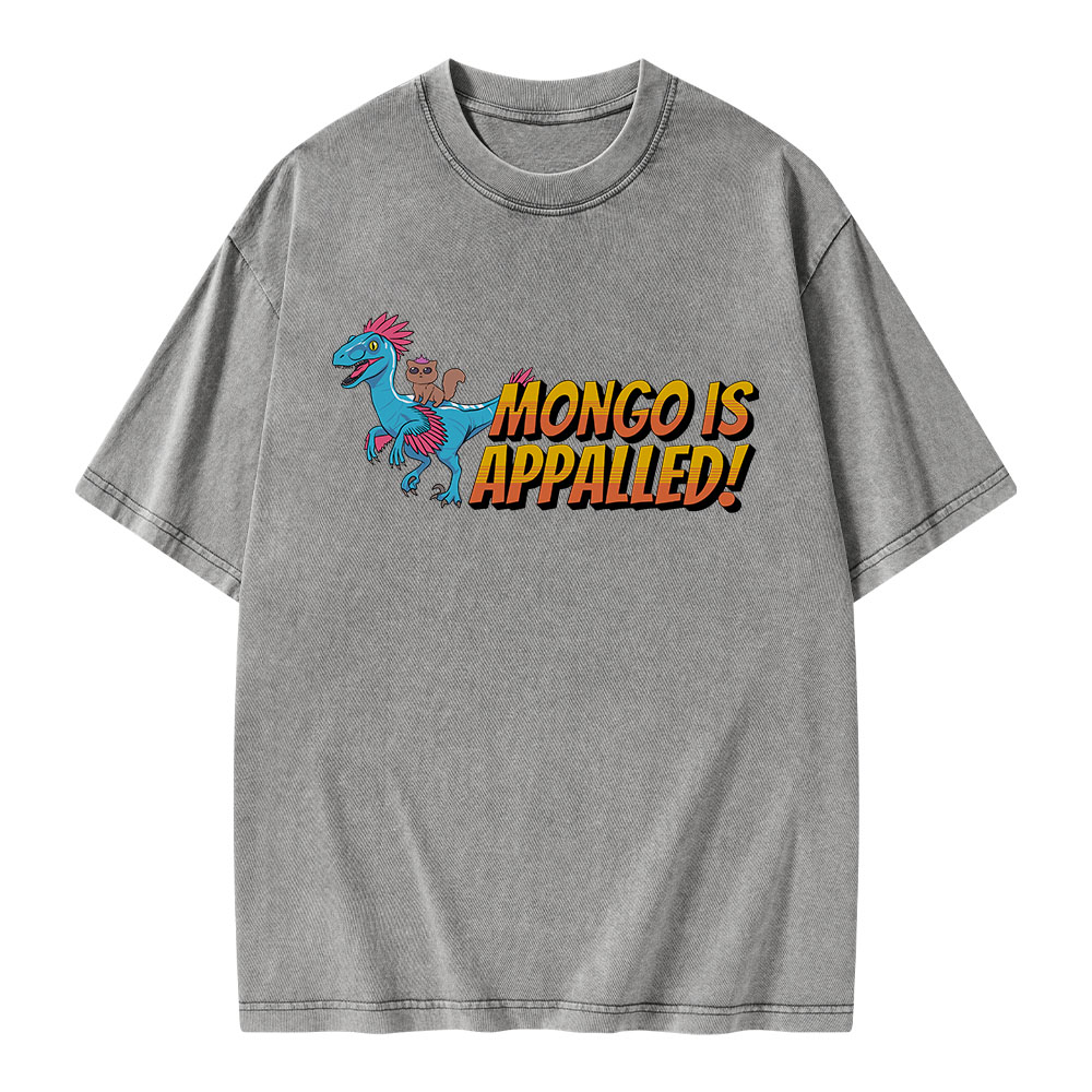 Pagewings Mongo is Appalled Unisex Washed T-shirt