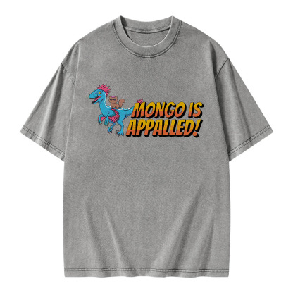 Pagewings Mongo is Appalled Unisex Washed T-shirt