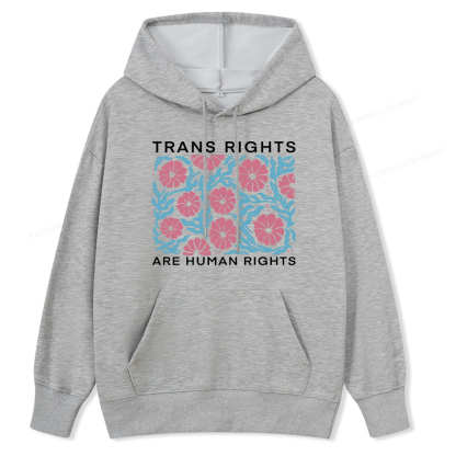Pagewings Trans Rights Are Human Rights Unisex Classic Hoodie