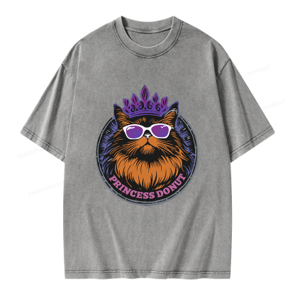 Pagewings Princess Donut Unisex Washed T-shirt