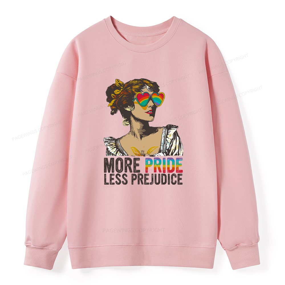 Pagewings More Pride Less Prejudice Unisex Classic Sweatshirt