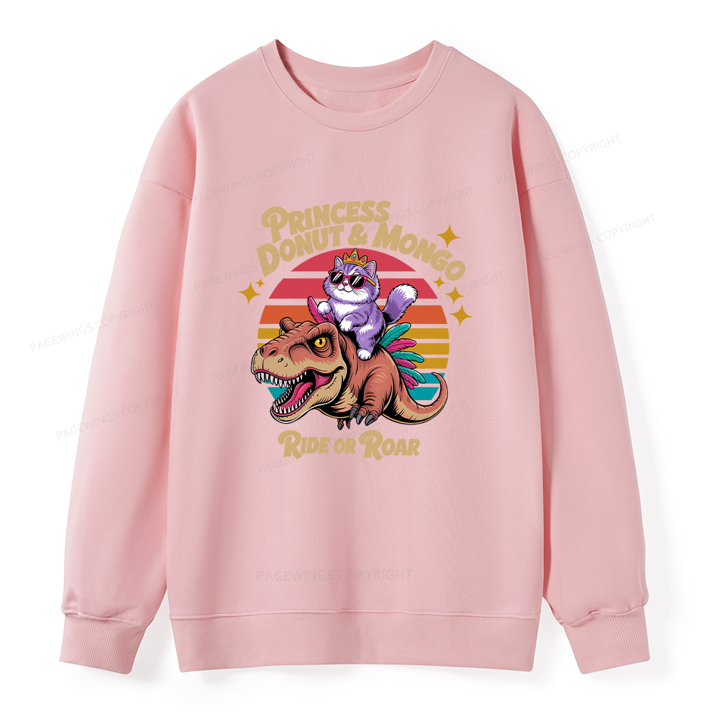 Pagewings Princess Donut & Mongo Unisex Classic Sweatshirt