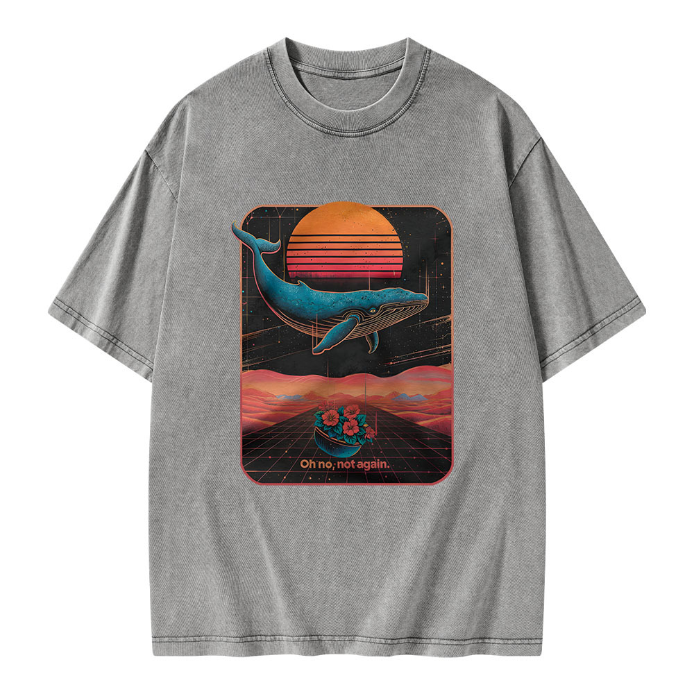 Pagewings Oh No, Not Again Unisex Washed T-shirt