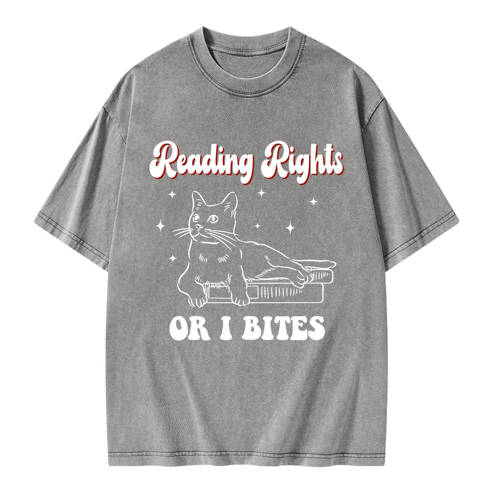 Pagewings Reading Rights Unisex Washed T-shirt
