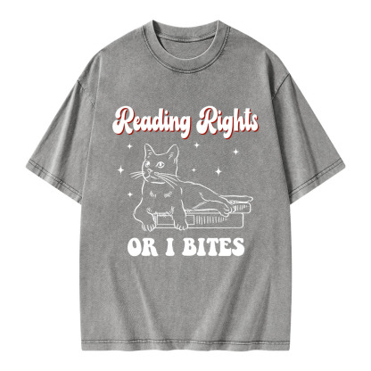 Pagewings Reading Rights Unisex Washed T-shirt