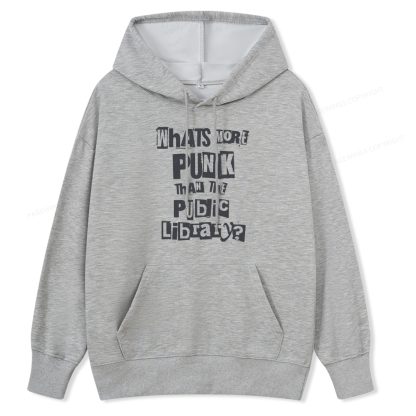 Pagewings What's More Punk Than The Public Library Unisex Classic Hoodie