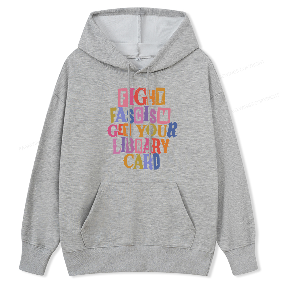 Pagewings Get Your Library Card Unisex Classic Hoodie