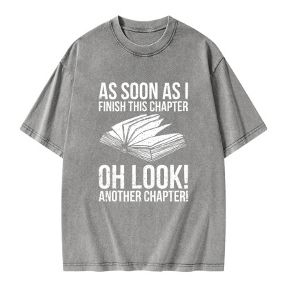Pagewings Another Chapter Unisex Washed T-shirt