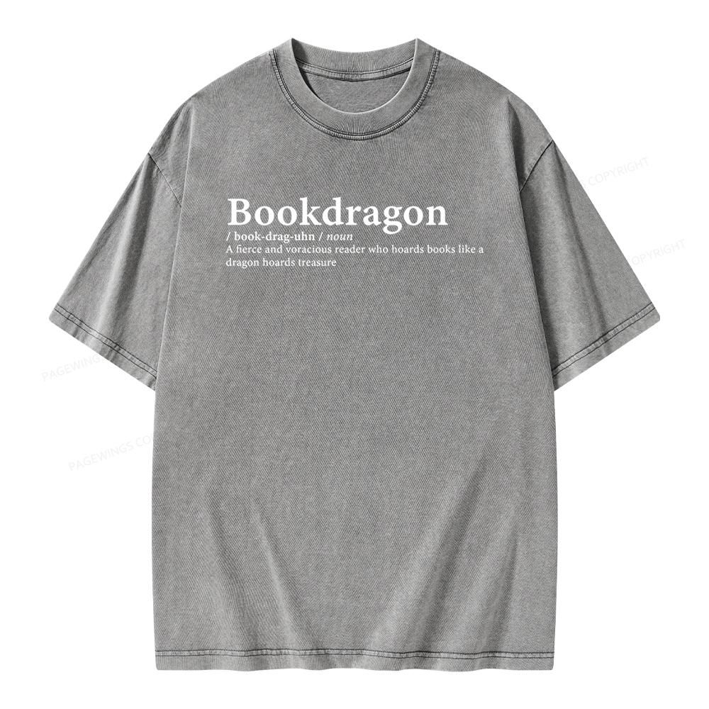 Pagewing Bookvoyager: Journey Through Words book lover Unisex Washed T-shirt