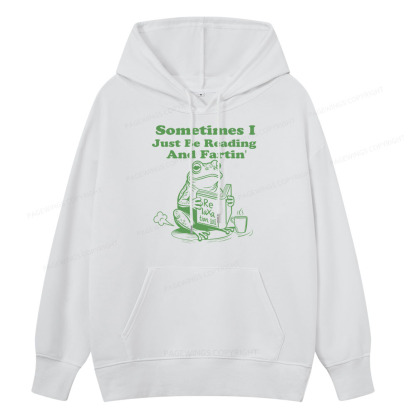 Pagewings Sometimes I Just Be Reading and Fartin Unisex Classic Hoodie