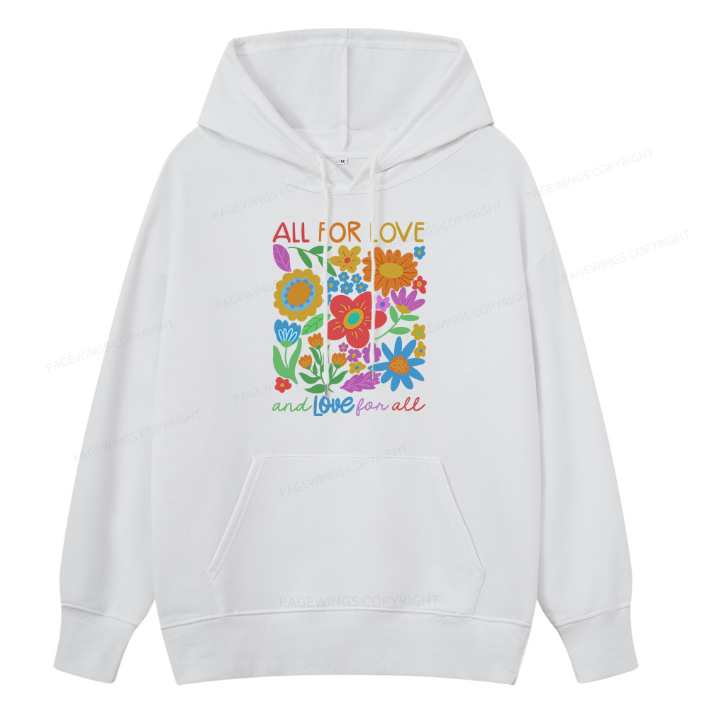 Pagewings All For Love Unisex Classic Hoodie