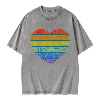 Pagewings All Love for knowledge Unisex Washed T-shirt