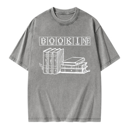 Pagewings Bookine Boron Oxygen Unisex Washed T-shirt
