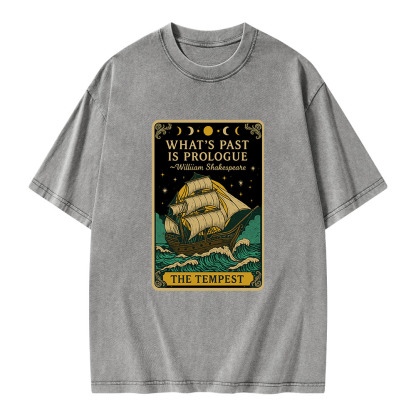 Pagewings What's Past Is Prologue Unisex Washed T-shirt