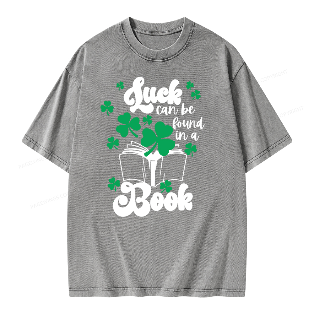 Pagewing Book Lover Shirt, Teacher Book Shirt Unisex Washed T-shirt