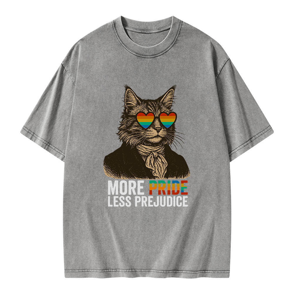 Pagewings Mr Darcy More Pride Less Prejudice Unisex Washed T-shirt
