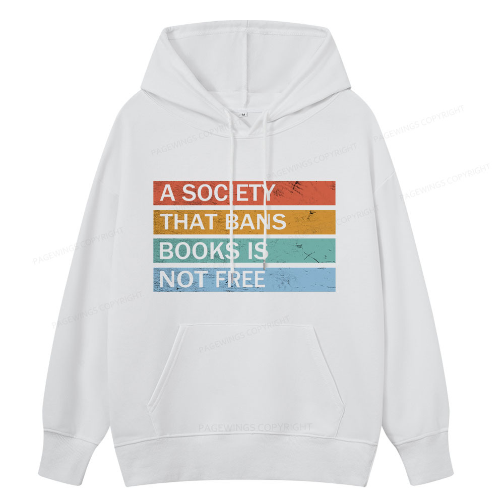 Pagewings Read Banned Books Unisex Classic Hoodie