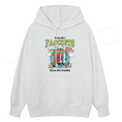 Pagewings Ban the Fascists Save the Books Unisex Classic Hoodie