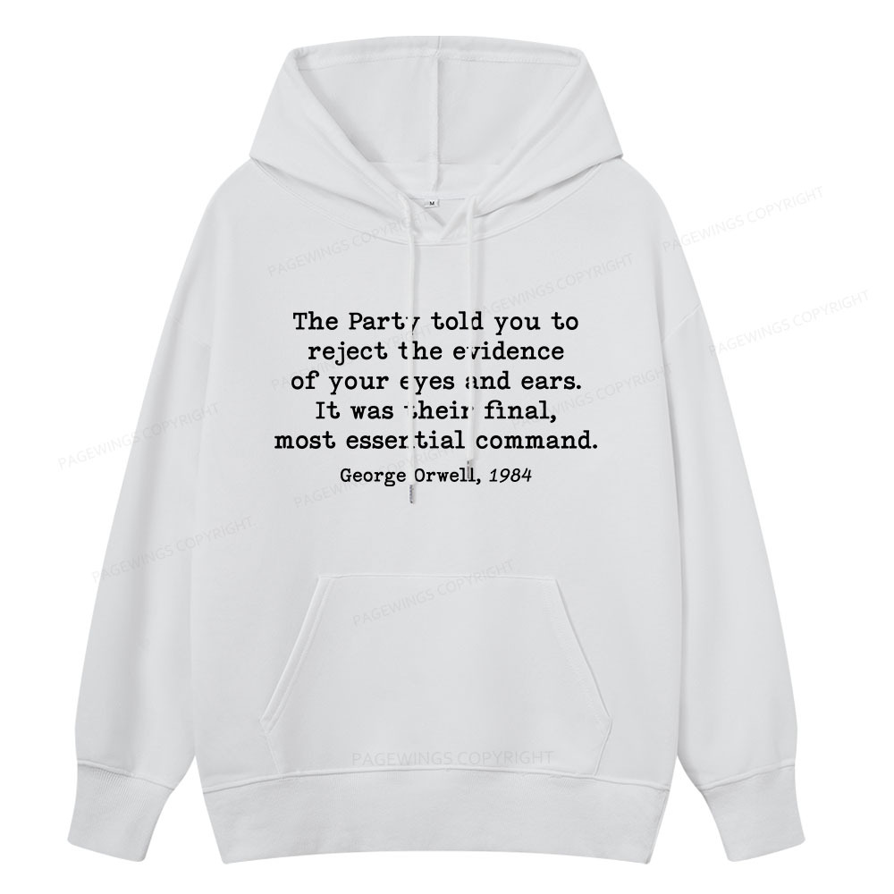 Pagewings It Was Their Final Most Essential Command Unisex Classic Hoodie