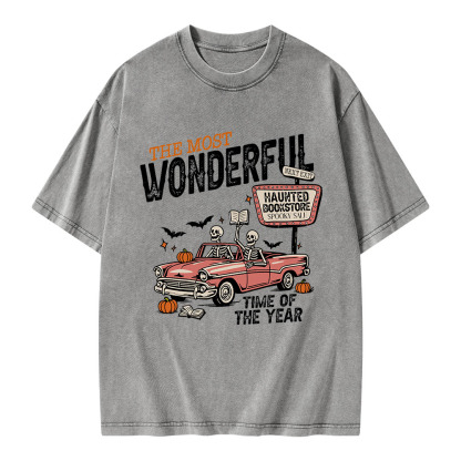 Pagewings The Most Wonderful Unisex Washed T-shirt