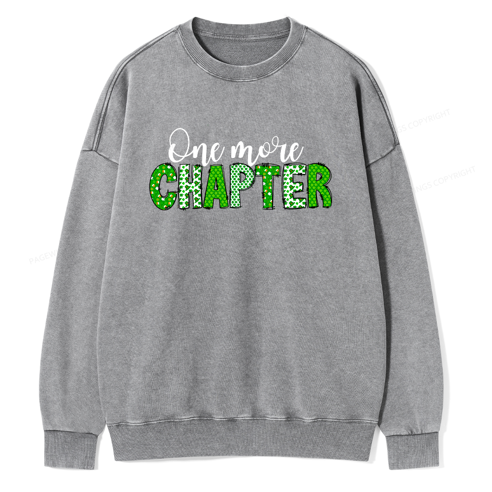 Pagewing Book Lovers St Pattys Day Shirt Unisex Washed Sweatshirt