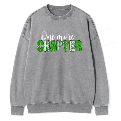 Pagewing Book Lovers St Pattys Day Shirt Unisex Washed Sweatshirt