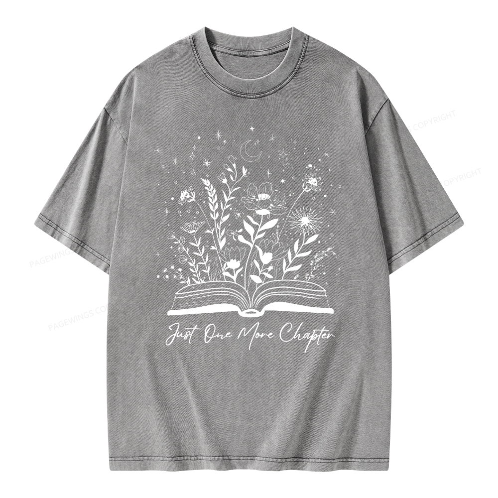 Pagewing Gift For Book Lover, Reading Shirt Unisex Washed T-shirt