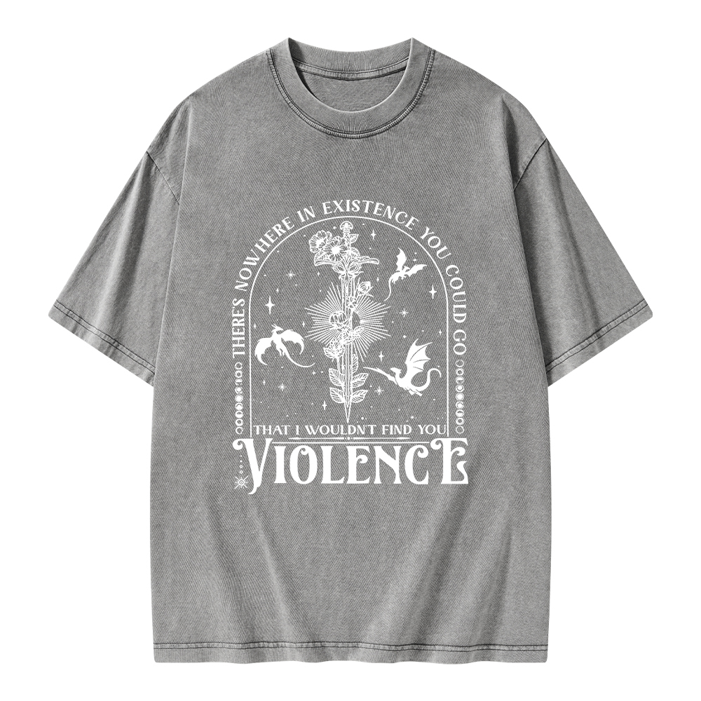 Pagewings There’s Nowhere In Existence You Could Go That Unisex Washed T-shirt