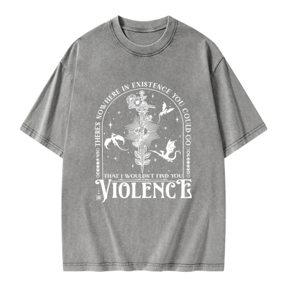 Pagewings There’s Nowhere In Existence You Could Go That Unisex Washed T-shirt