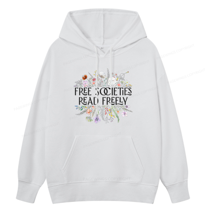 Pagewings Free Societies Read Freely Unisex Classic Hoodie