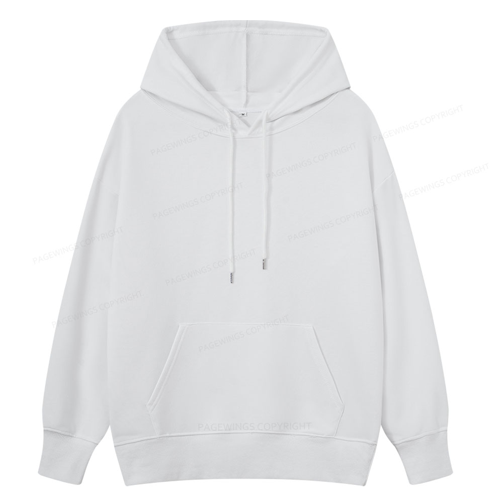 Pagewings Comfortable Solid Color Unisex Classic Hoodie