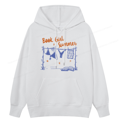Pagewings Book Girl Summer Bookish Unisex Classic Hoodie
