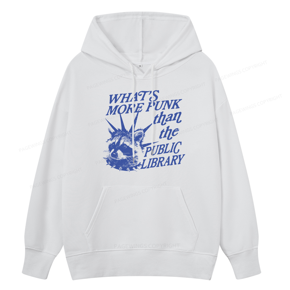 Pagewings What’s More Punk Than The Public Library Unisex Classic Hoodie