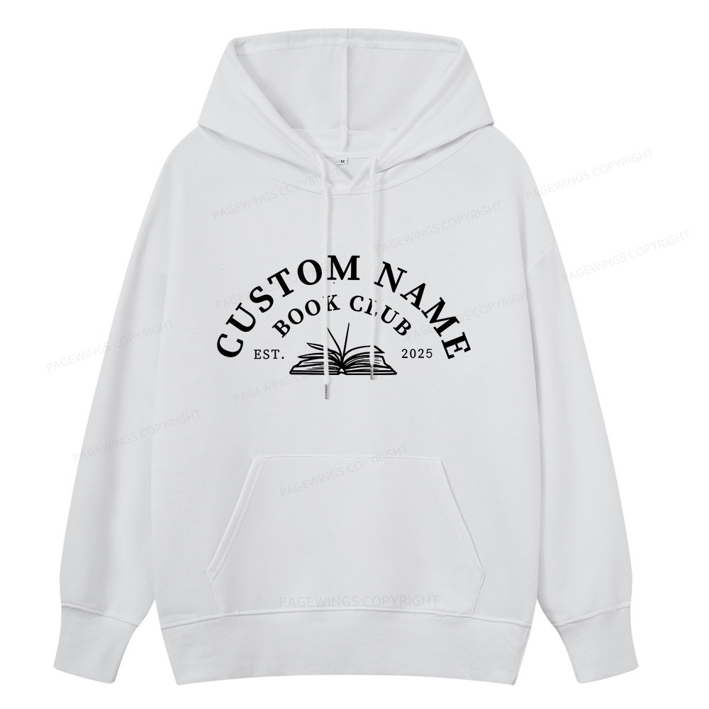 Pagewings Personalized Custom Book Club Unisex Classic Hoodie