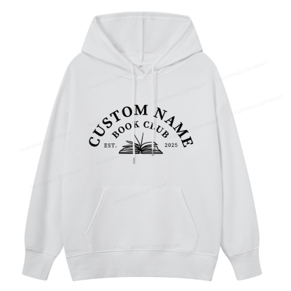 Pagewings Personalized Custom Book Club Unisex Classic Hoodie