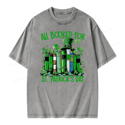 Pagewing Bookish Shirt,Funny Book Lover Shirt Unisex Washed T-shirt