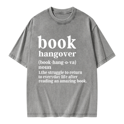 Pagewings Book Hangover Unisex Washed T-shirt
