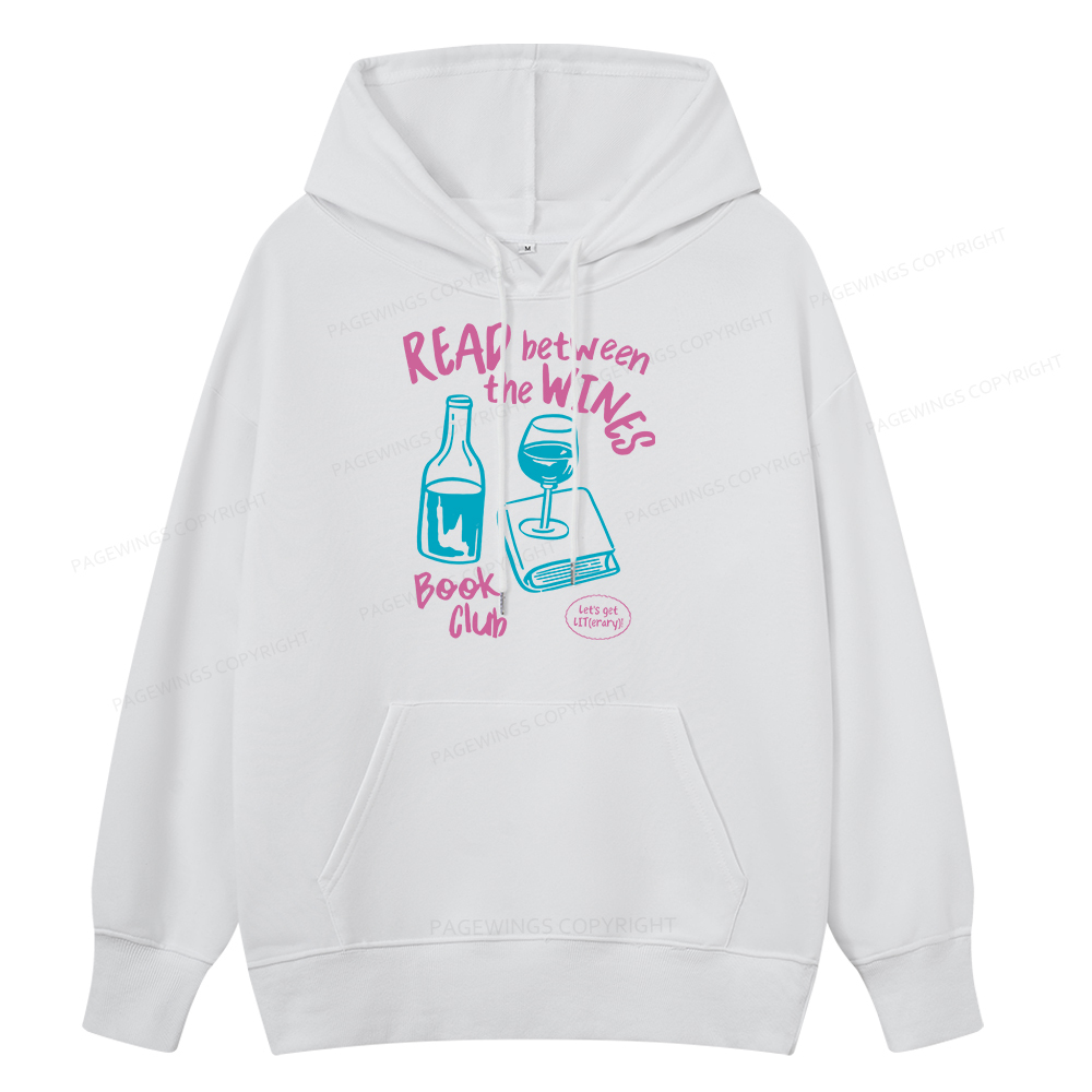 Pagewings Wine Lover Book Club Unisex Classic Hoodie