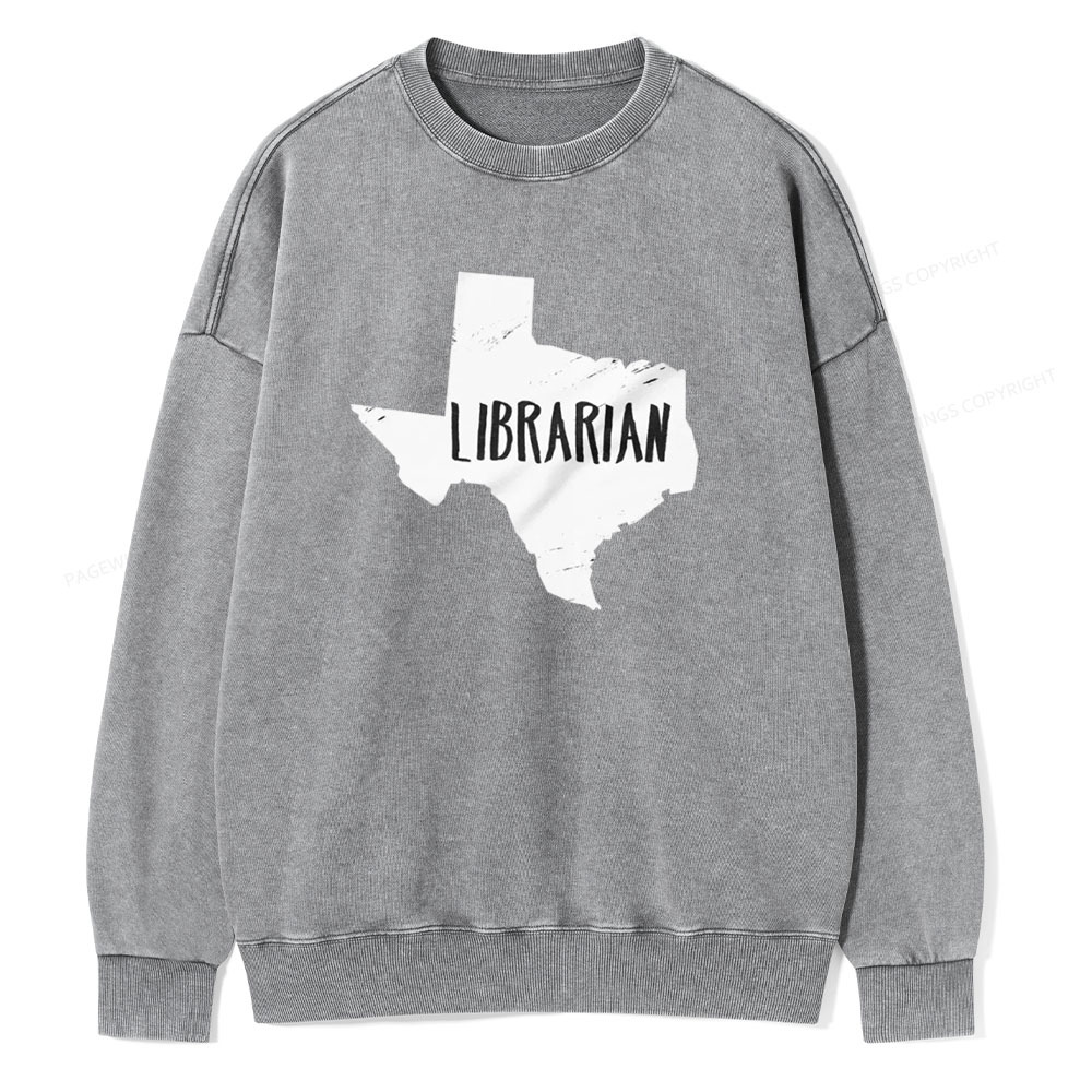 Pagewings Thanku Next Chapter Unisex Washed Sweatshirt