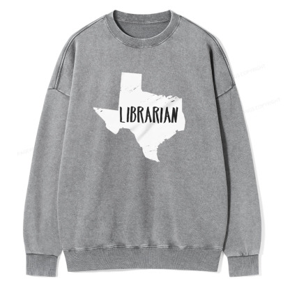 Pagewings Thanku Next Chapter Unisex Washed Sweatshirt