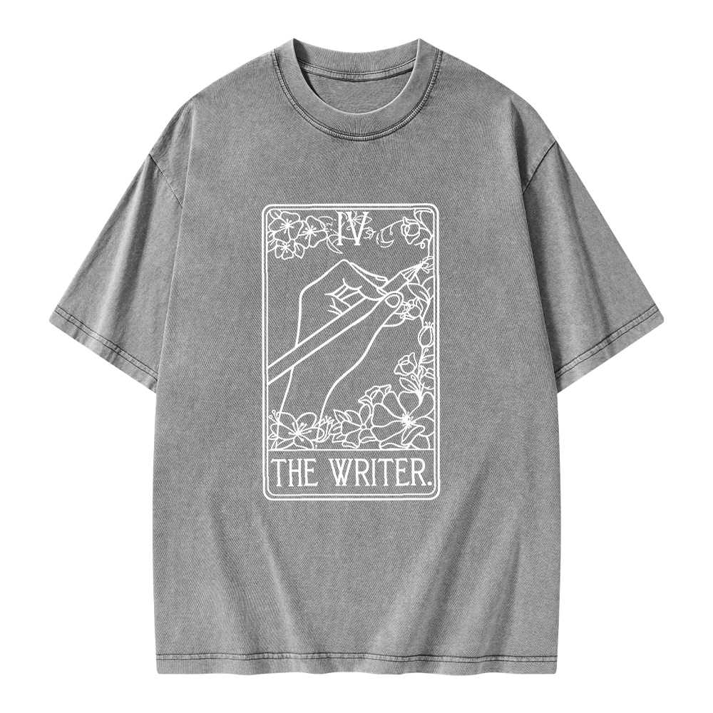 Pagewings The Writer Unisex Washed T-shirt