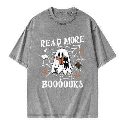 Pagewings Read More Boooooks Unisex Washed T-shirt