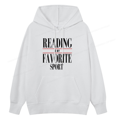 Pagewings Reading Is My Favorite Sport Unisex Classic Hoodie