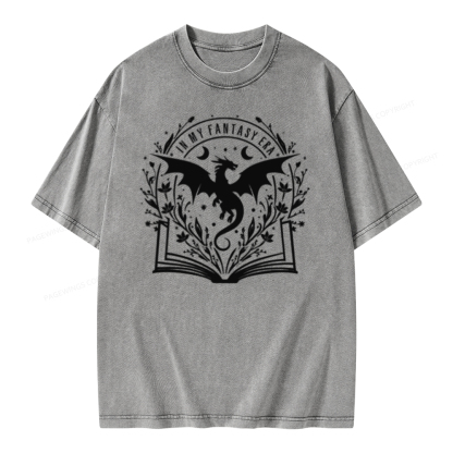 Pagewing Fantasy Era Unisex Tee Unisex Washed T-shirt