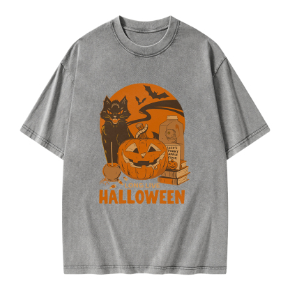 Pagewings Long Live Halloween Unisex Washed T-shirt