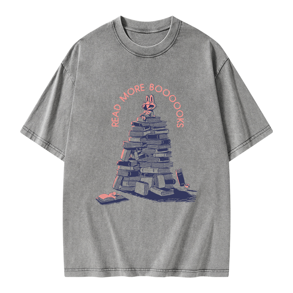 Pagewings Read More Boooooks Unisex Washed T-shirt