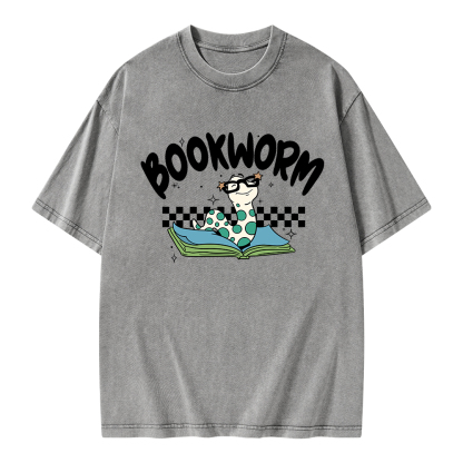 Pagewings Bookworm Unisex Washed T-shirt
